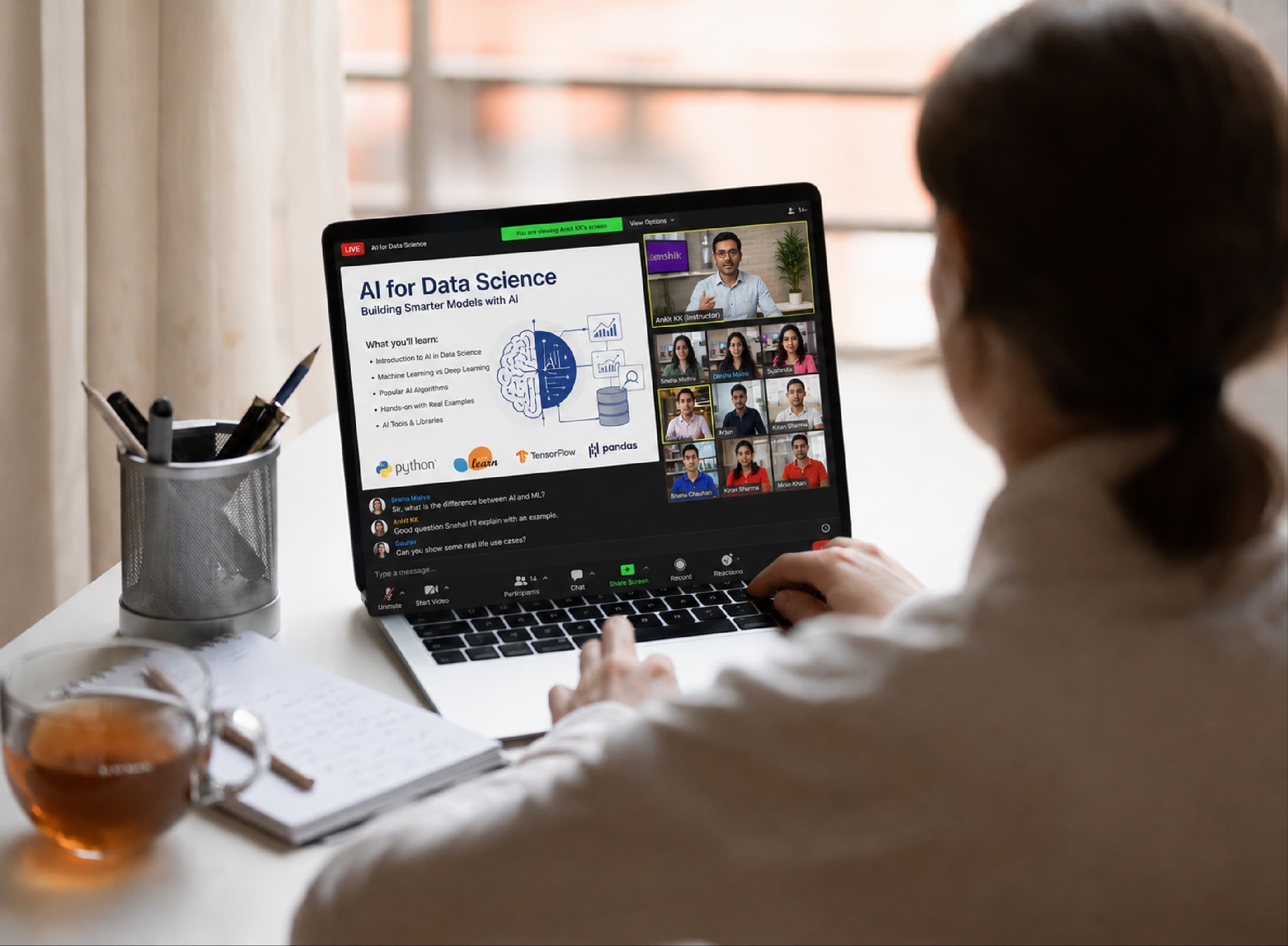 Live Class Preview — Hybrid batch in session